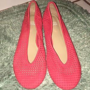 NWOT Eileen Fisher Vero Cuoio suede vented flats